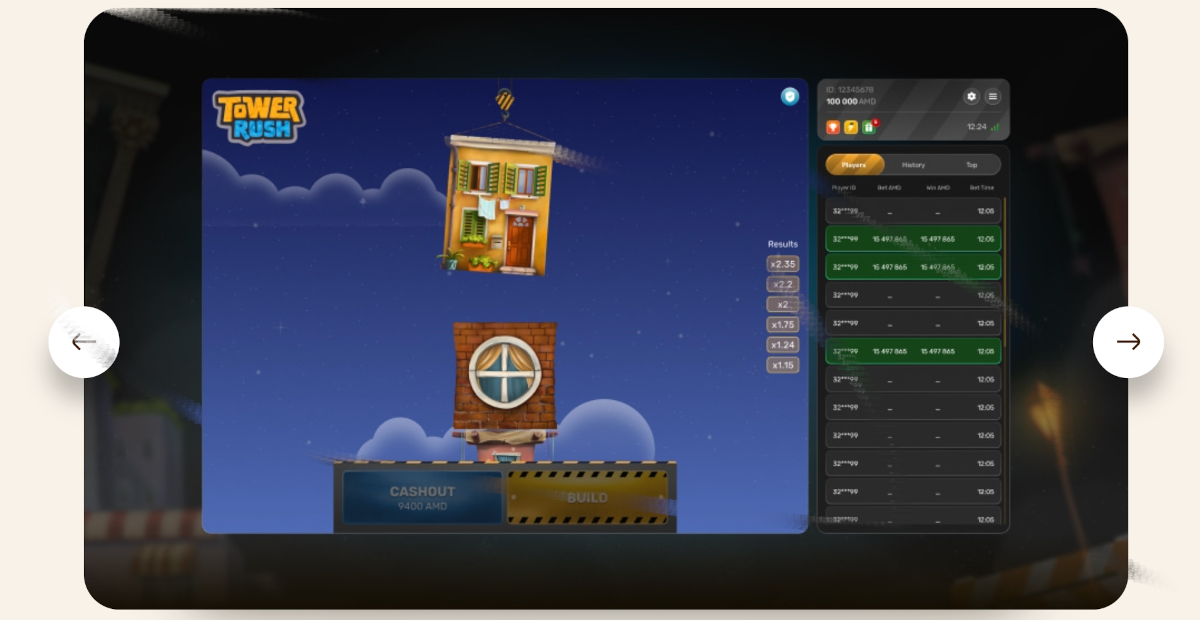 Tower Rush game